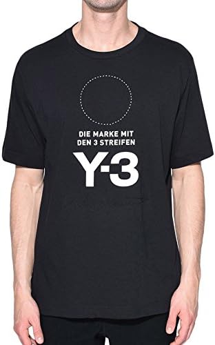Amazon ワイスリー Tシャツ Y 3 Stacked Logo Tee Dp0477 Adidas メンズ 半袖 Tシャツ トップス ストリート ブラック Yohji Yamamoto Tシャツ カットソー 通販