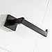Velimax Stainless Steel Toilet Paper Holder for Bathroom Tissue Roll Holder for Lavatory Wall Mounted Toilet Roll Holder Contemporary Style Matte Black
