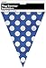 Royal Blue Dots Flag Banner - 12 ft (1 Pc) - Premium Eye-Catching Decorative Garland for Celebrations, Parties & Events