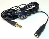 3.5mm Stereo Extension Cord w/Volume Control & Mono/Stereo Switch - 10' : 70-023 (1)