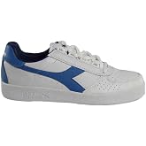Diadora Mens B. Elite Perforated Lace Up Sneakers Shoes Casual - White
