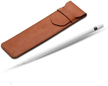 Apple Pencil Case Sleeve Premium Leather Protective Case Cover Pen Pouch Holder Carrying Bag Band Protector for Apple ipad Pro Pencil, Apple Pencil Accessories