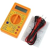 White Deer Multimeter, DT-830B Amp Volt Ohm Tester Ammeter Voltmeter Multifunctional Portable LCD Digital Ohmmeter Meter Elec