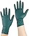 Ansell MICROFLEX Dura Flock DFK-608 Thick 11mil Nitrile Gloves for Automotive, Aftermarket, Machinery - Medium, Green (Box of 50)