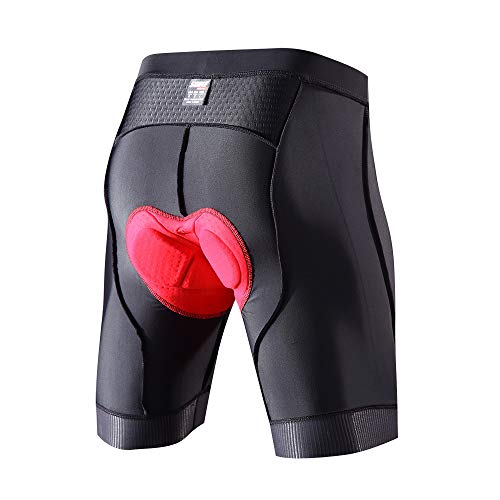 image for Eco-daily Men's Cycling Shorts Padded Bicycle Riding Half Pants Bike B