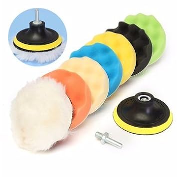 Generic 8Pcs 5 Inch Woolen Polishing/Buffing Pad Kit For Car Polisher