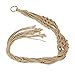 Mkono Macrame Plant Hangers Indoor Outdoor Hanging Planter Basket Jute Rope 4 Legs 34 Inch