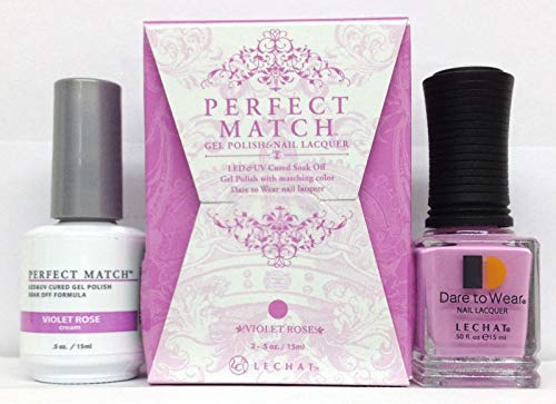 Lechat Perfect Match Gel Polish + Matching Nail Polish PMS228 Violet Rose