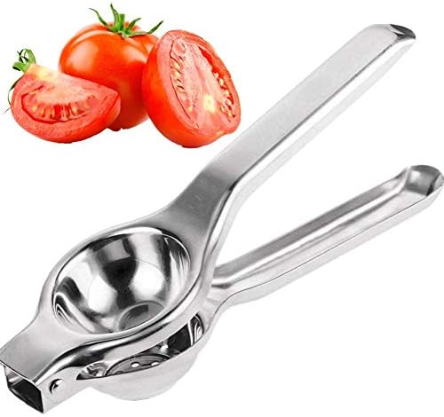 Manual Fruit Juicer Lemon Premium Quality Stainless Steel Citrus Juicer Pomegranate Hand Press Squeezer,Retro Style Suitable for All Kinds of Juicy Fruits [Energy Class A]