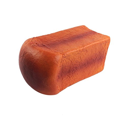 Vipe Slow Rising Squishies Slice Jumbo Squeezing Bread Toy Cream Scented Slow Rising Hand Wrist Toy Color Random (Big Bread)