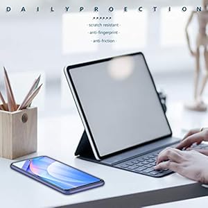 UniqueMe [2+3 Pezzi] Pellicola Protettiva Compatibile con Xiaomi Mi 10T Lite, [2 Pezzi] Vetro Temperato Pellicola e [3… - immagine 6