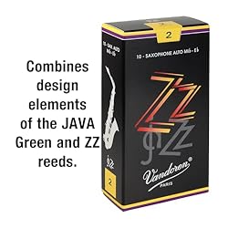 Vandoren SR412 Alto Sax ZZ Reeds Strength 2; Box of