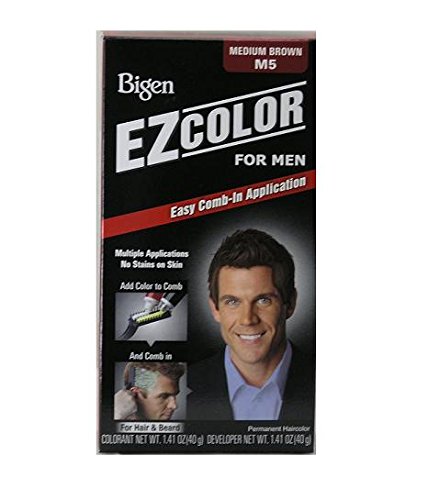 Bigen Ez Color Mens Medium Brown Hair Dye For Hair Or Beard 3