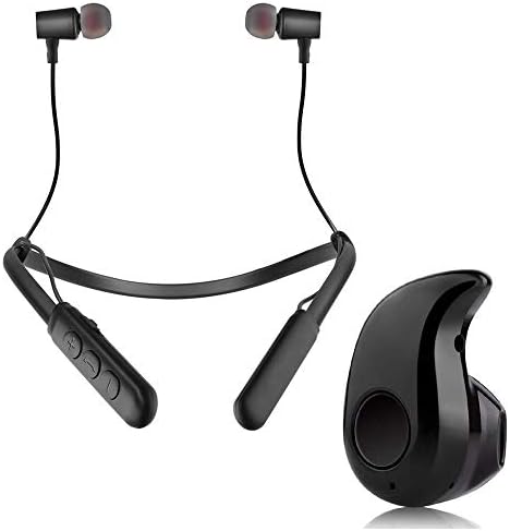 Rednix B11 Wireless Magnetic Bluetooth Neckband with Mini kaju Bluetooth Headset(Color May Vary)