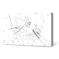 Canvas Wall Art Construction Sketches Canvas Prints Home Artwork Decoration for Living Room,Bedroom - 12x18 inches