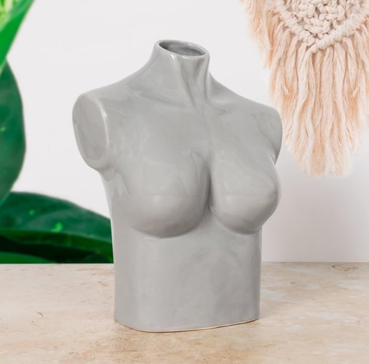 Vase | Grey Body Art | 1 Piece - 28 cm