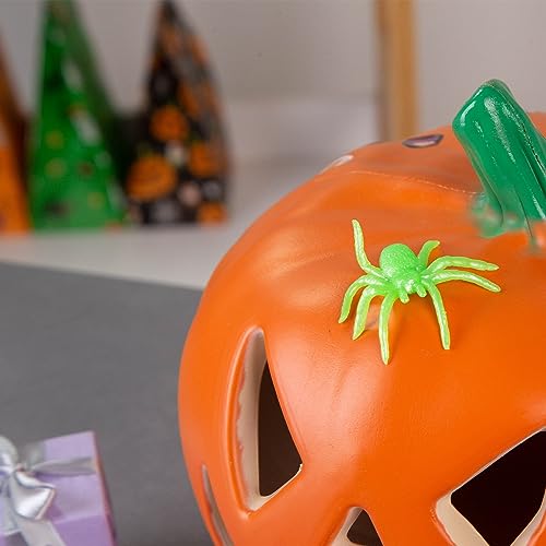 Shindel 52PCS Halloween Stretchy Sticky Toys, Halloween Party Favors for Kids Halloween Treat Toys for Goodie Bag Stuffers Treasure Box Classroom Prize
