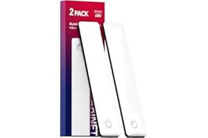 Auxoda Under Cabinet Lights 2 Pack, Motion Sensor Light Indoor, Under Cabinet Lighting Wireless, Rechargeable Night Light Closet Lights, Under Counter Lights for Kitchen