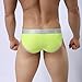 Sikye Male Underwear Men's ComfortSoft Briefs Sexy Low-Waist Underpants (XL, Yellow)