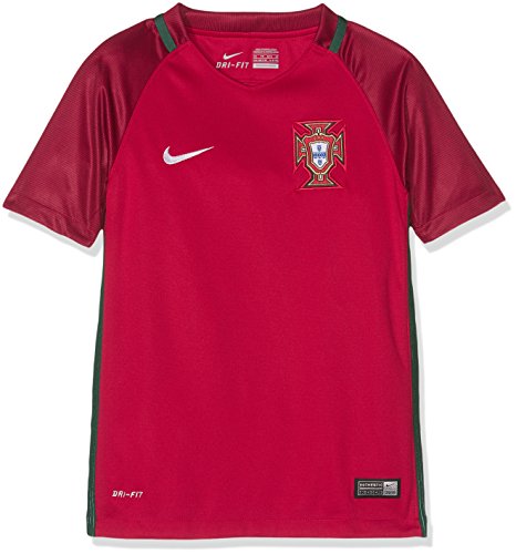 Nike Kid's Portugal Home Stadium Soccer Jersey (Youth Large) Red