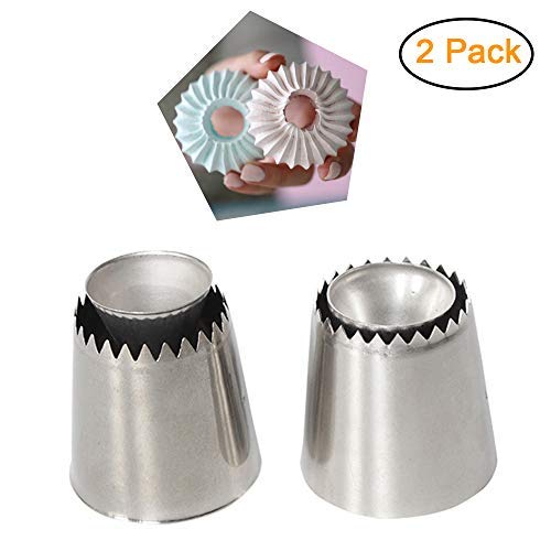 image for Yothfly Russian Piping Tips, Baking Piping Nozzles Sultan Ring Cookies