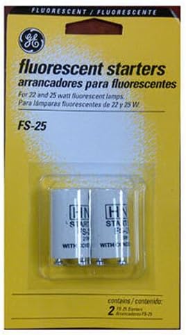 G E LIGHTING 64820 GE FS-25-C/TP Fluorescent Starter