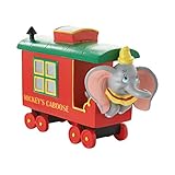 Department 56 Disney Village Mickey's Holiday Caboose Accessory Figurine, 3.5 inch