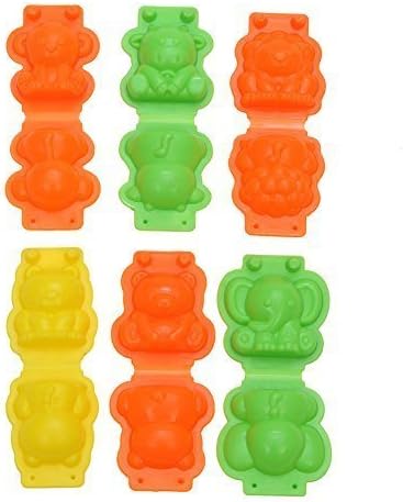 Sand Molding -3d 6 Sand Animals Molds,color Random