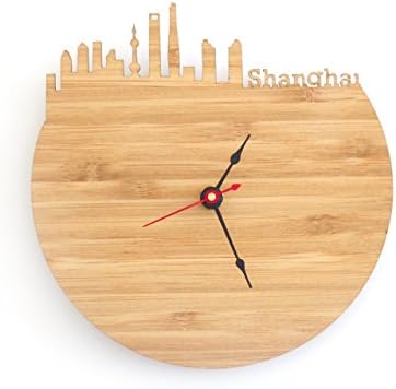Shanghai Skyline Clock