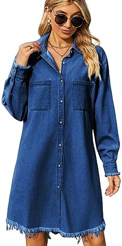 best denim dresses for older ladies with sleeves Fashion Editor's Guide: Best Denim Dress for Older Women