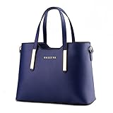 Women's PU Leather Shoulder Bags Top-Handle Handbag Tote Bag Simple Purse Fashion Cross Body Bag SILI