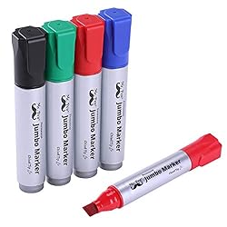 Mr. Pen- Jumbo Permanent Markers, 4 Pack, Assorted