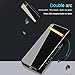 Dual Arc Plasma Lighter USB Rechargeable Atomic Lighter Windproof Flameless Electric Lighter for Cigar,Cigarette,Pipe,Update Touch Ignition Switch (Black ice-01)