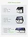 LITOM Solar Lights Outdoor, IP67 Waterproof Wireless Solar Motion Sensor Lights with 270°Wide Angle, Easy-to-Install Security Lights for Front Door, Yard, Garage, Deck-2 Pack