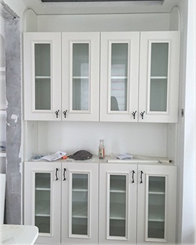 MyArmor 10pcs Modern Zinc Alloy Tree Branch Twigs Knob Pull Handle 122mm Length Minimalist Creative for Kitchen Cabinet Cupboard Closet Drawer Furniture Kids Bedroom (Black)