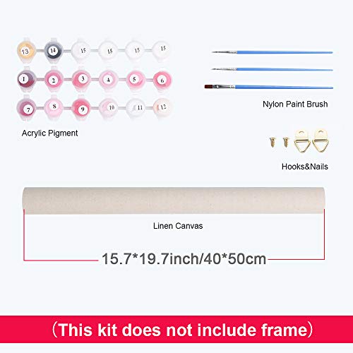 Various Sunflower Series Paint by Numbers for Adults Kids Beginners Easy Acrylic on Canvas 16\