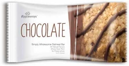 Appleways Whole Grain Chocolate Chip Oatmeal Bar, 15 count per pack -- 4 per case.