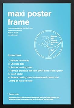 Amazon | Black Maxi Poster Frame - 61cm 