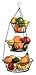 Heavy Duty - 3 Tier Hanging Kitchen Bronze Fruit Basket