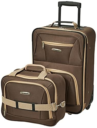 Rockland Blue Leopard Softside Luggage Set, 2-Piece Nigeria