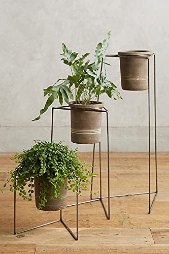 Iron Wall Planter Pot for Indoor Plant with Holder -Wall Mounted Planters with Stand Plant Containers Balcony Decoration Garden D?corCP106