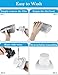 LIBERRWAY Car Vacuum Cleaner High Power DC 12v Portable Handheld Wet Dry Auto Vacuum Cleaner for Car, 5.0Kpa Suction, Black