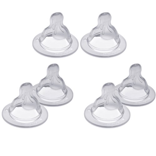 MAM Slow Flow Nipple, 0+ Months - 6 Pack