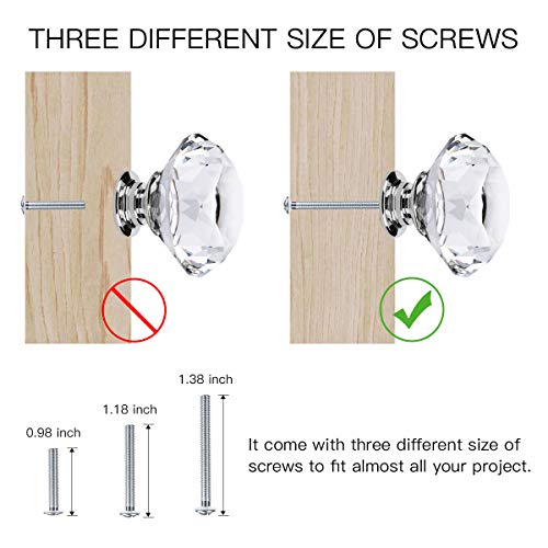 3 Diamond+Shape+Crystal+Glass+Pieces