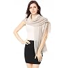 thumbnail image 2 of Jeelow Lightweight Cotton Scarf - Soft Plaid Shawl For Men & Women, Yellow Large Size 2 of 13