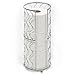 Richards Homewares Free Standing Toilet Paper Storage Reserve - Modern Bathroom Space Saver - Holds 3 Standard Rolls – Satin Nickel