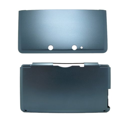 image for BR DARK GRAY Nintendo 3DS (Not for XL) FULL Aluminum Metal Case Protec