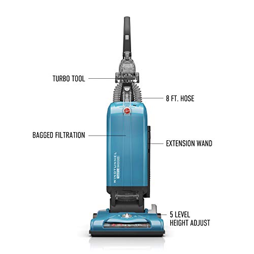 Hoover WindTunnel TSeries Tempo Bagged Upright Vacuum Cleaner with