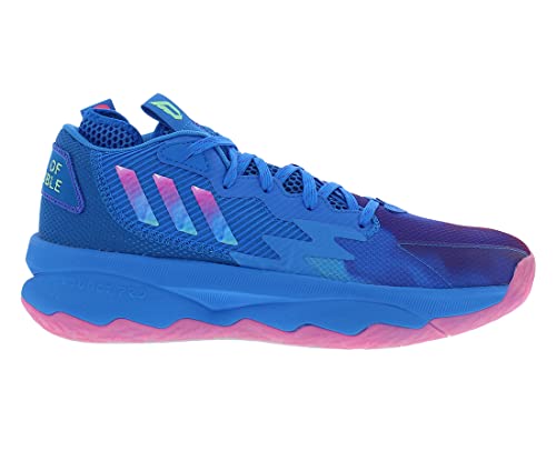Adidas Dame Unisex Shoes Size Color: Purple/Yellow on