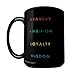 Morphing Mugs Harry Potter – Hogwarts Houses – 16 oz Large Ceramic Heat Sensitive Clue Mug – Full image revealed when HOT liquid is added